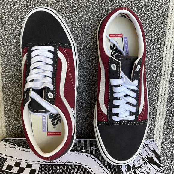Vans Skate Old Skool Asphalt/Pomegranate WMNS - Picture 13 of 15